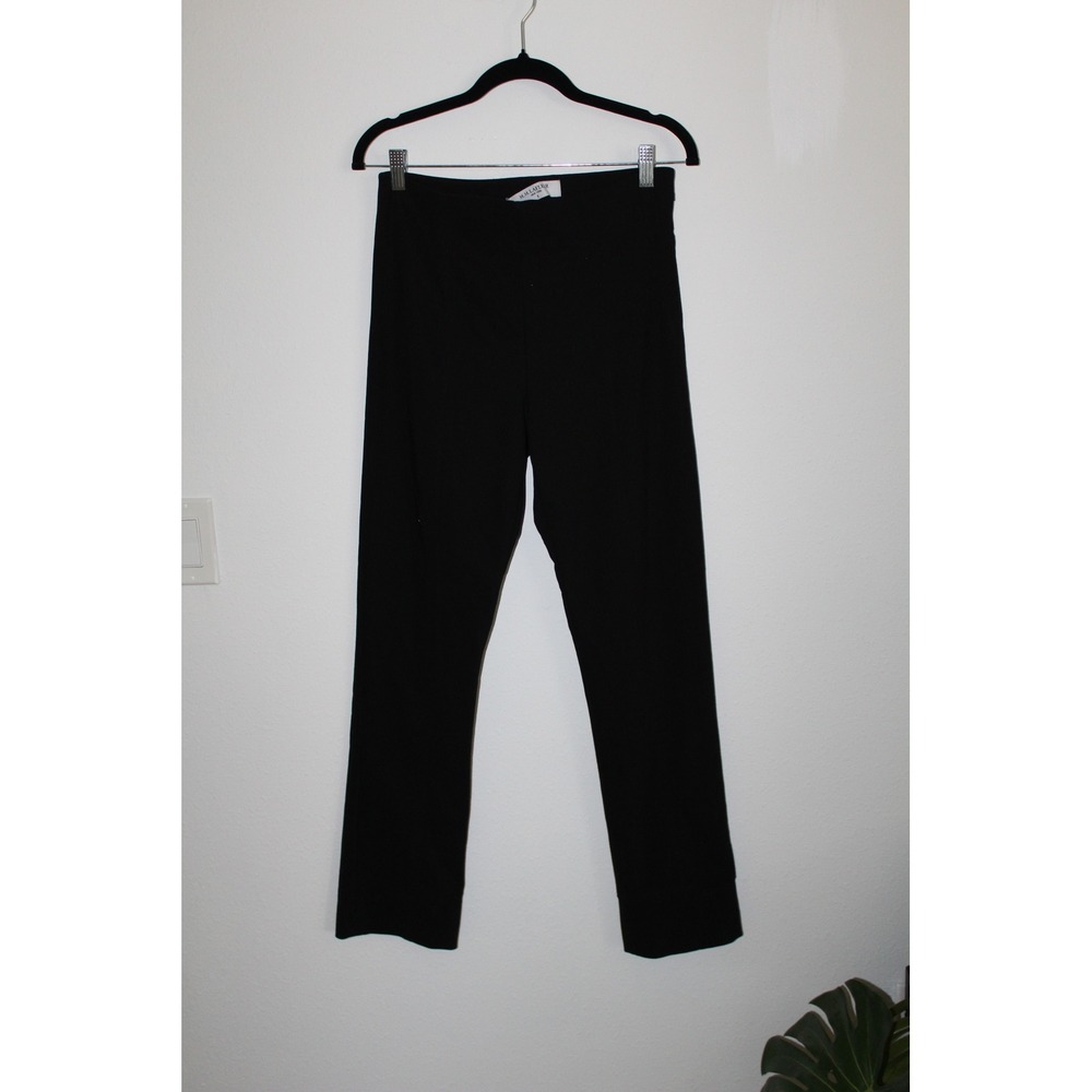 M.M.LaFleur Black Adjustable Crop Ankle Zip Professional Trousers Pants Size 8